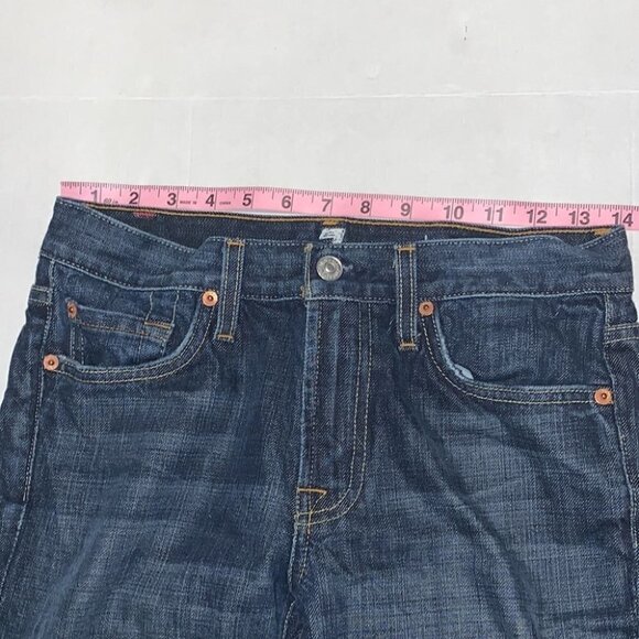 7 for all mankind man bootcut dark Wash stretch jeans size 28 - Picture 6 of 16